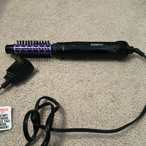 Conair Hot Air  1 inch Curl Brush nylon Bristle Brush